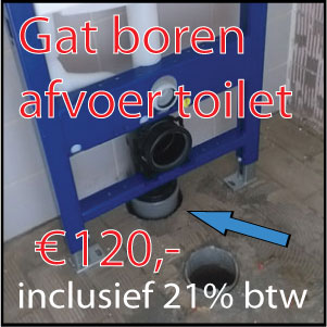 afvoer hang toilet